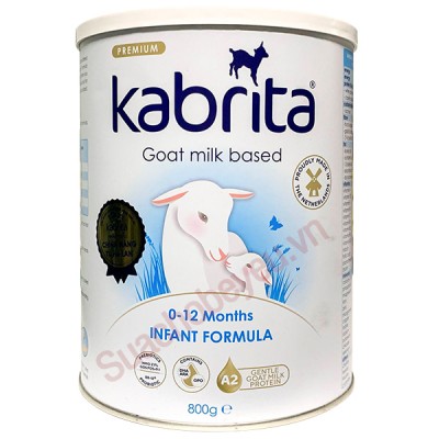 Sữa dê Kabrita số 1 lon 800g cho trẻ 0-12 tháng