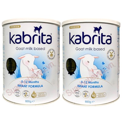 Combo 2 lon Sữa dê Kabrita số 1 lon 800g cho trẻ 0-12 tháng