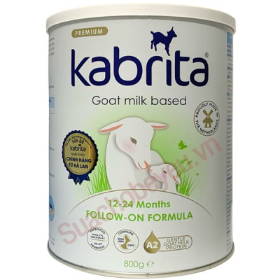 Sữa dê Kabrita số 2 lon 800g cho trẻ 12-24 tháng