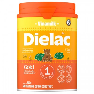 Sữa Dielac Alpha Gold số 1 lon 400g cho trẻ 0-6 tháng