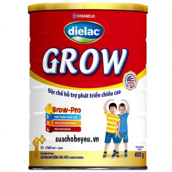 Sữa bột Dielac Grow 1+,  Vinamilk, 1-2 tuổi, 900g