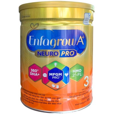 Sữa Enfagrow A+ số 3 lon 830g cho trẻ 1-3 tuổi