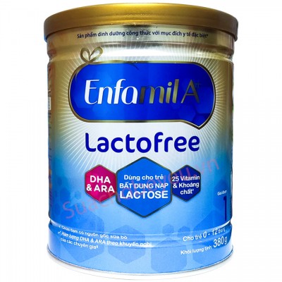 Sữa Enfamil A+ Lactofree Care, Mead Johnson, 380g