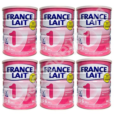 Thùng Sữa France Lait số 1 lon 900g cho trẻ 0-6 tháng tuổi