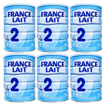 Thùng sữa France Lait số 2 lon 900g cho trẻ 6-12 tháng tuổi Thùng sữa France Lait số 2 lon 900g cho trẻ 6-12 tháng tuổi
