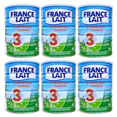 Thùng sữa France lait số 3 lon 900g cho trẻ 1-3 tuổi Thùng sữa France lait số 3 lon 900g cho trẻ 1-3 tuổi