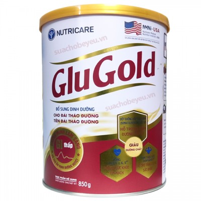Sữa bột GluGold cho người tiểu đường lon 850g