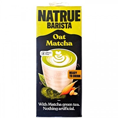 Sữa hạt Natrue Oat Barista pha chế yến mạch matcha hộp 1 Lít