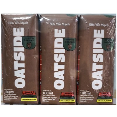 Sữa yến mạch Oatside Chocolate hộp 180ml