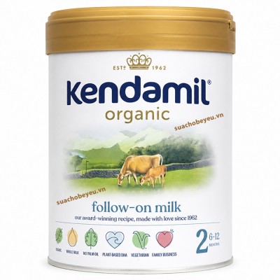 Sữa Kendamil Organic số 2 lon 800g trẻ 6-12 tháng