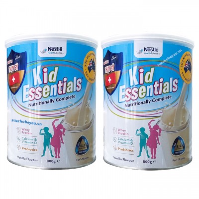 Combo 2 lon Sữa Kid Essentials Úc 800g cho trẻ 1-10 tuổi Combo 2 lon Sữa Kid Essentials Úc 800g cho trẻ 1-10 tuổi