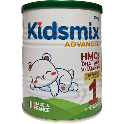 Sữa Kidsmix Advanced số 1 400g cho trẻ từ 0-12 tháng tuổi