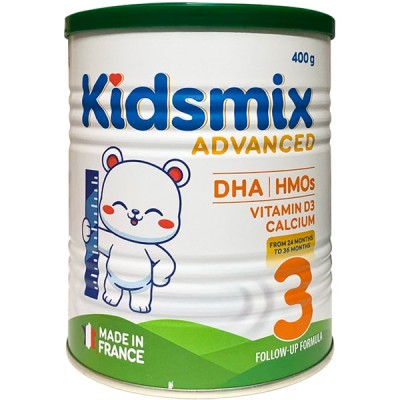 Sữa Kidsmix Advanced số 3 400g cho trẻ từ 24-36 tháng tuổi