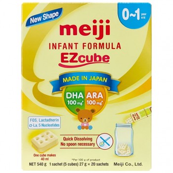 Sữa Meiji infant formula dạng thanh nhập khẩu 0-1 tuổi