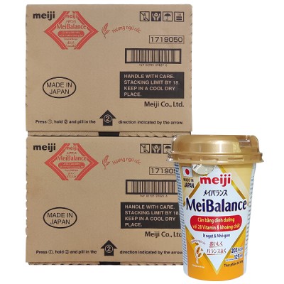 Thùng Sữa Meiji MeiBalance hộp 125ml