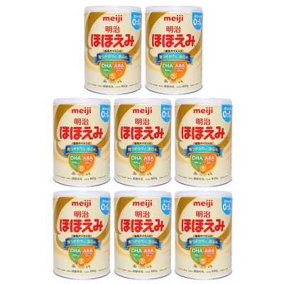 Thùng lon sữa Meiji nội địa Nhật Bản 800g cho trẻ 0-1 tuổi