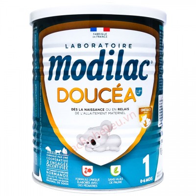 Sữa Modilac Doucéa số 1 lon 400g, cho trẻ 0-6 tháng Sữa Modilac Doucéa số 1 lon 400g, cho trẻ 0-6 tháng