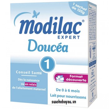Sữa Modilac Expert Doucéa 1 135g, trẻ 0-6 tháng