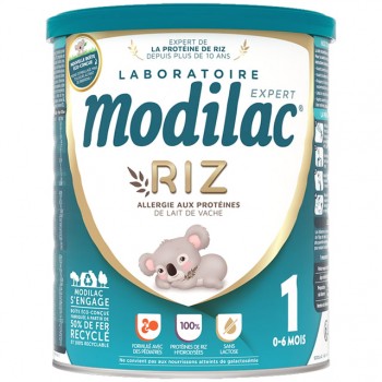 Sữa Modilac Expert Riz 1 lon 800g cho trẻ dị ứng đạm bò 0-6 tháng