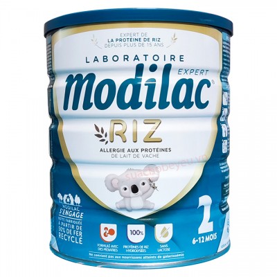 Sữa Modilac Expert Riz 2, dị ứng đạm sữa bò, trẻ 6-12 tháng