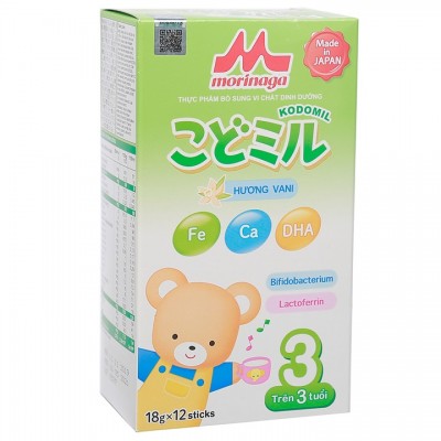 Sữa Morinaga số 3 hương vani hộp giấy cho trẻ từ 3 tuổi Sữa Morinaga số 3 hương vani hộp giấy cho trẻ từ 3 tuổi