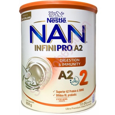 Sữa Nan InfiniPro A2 số 2 lon 800g cho trẻ 1-2 tuổi