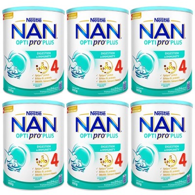 Combo 3 lon Sữa Nan Optipro Plus số 4 lon 800g cho trẻ 2-6 tuổi