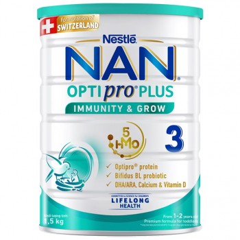 Sữa Nan Optipro Plus số 3 lon 1.5kg cho trẻ 1-2 tuổi