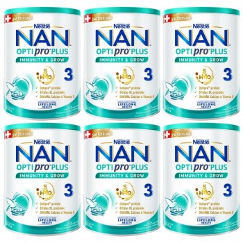 Thùng sữa Nan Optipro Plus số 3 lon 850g cho trẻ 1-2 tuổi