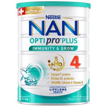 Sữa bột Nan Optipro Plus số 4 lon 1.5kg cho trẻ từ 2-6 tuổi