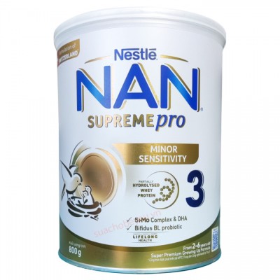 Sữa Nan Supreme Pro số 3 lon 800g cho trẻ 2-6 tuổi Sữa Nan Supreme Pro số 3 lon 800g cho trẻ 2-6 tuổi