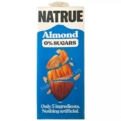 Sữa Natrue Almond hạnh nhân không đường 6 hộp 1 Lít