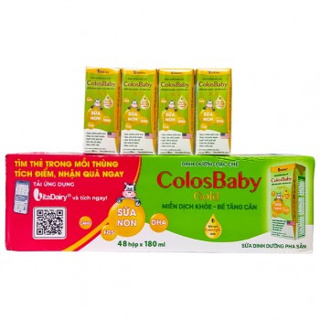 Sữa Colosbaby Gold pha sẵn hộp 180ml cho trẻ trên 1 tuổi