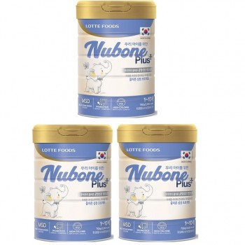Combo 3 lon sữa Nubone Plus + cho trẻ 1-10 tuổi
