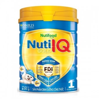 Nuti IQ Gold Step 1, Nuti Food, 400g, 0-6 tháng
