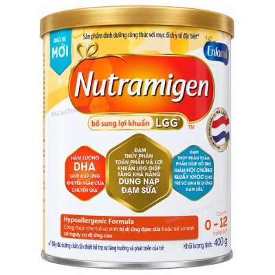 Sữa Nutramigen A+ 400g cho trẻ dị ứng đạm trong sữa bò