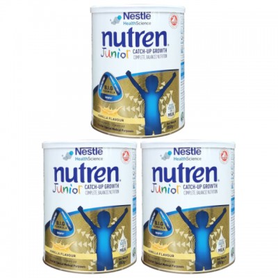 Combo 3 lon Sữa Nutren Junior 850g cho trẻ  1 -10 tuổi