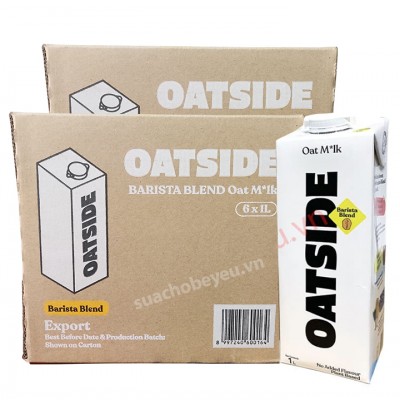 Combo 2 thùng Sữa Oatside Barista Blend yến mạch hộp 1 Lít Combo 2 thùng Sữa Oatside Barista Blend yến mạch hộp 1 Lít