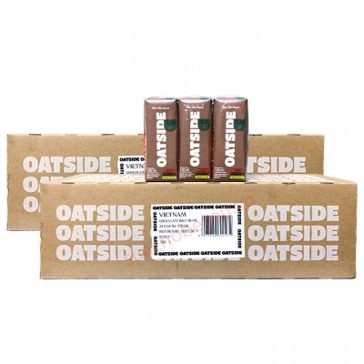 Combo 2 thùng Sữa yến mạch Oatside Chocolate hộp 180ml