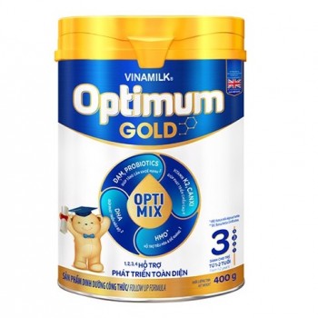 Sữa Optimum Gold số  3 lon 400g cho trẻ 1-2 tuổi
