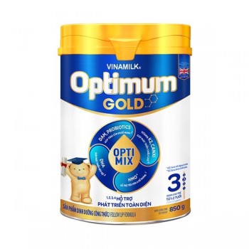Sữa Optimum Gold số 3 lon 850g cho trẻ 1-2 tuổi
