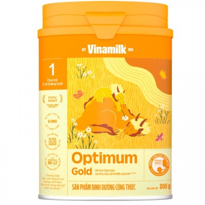 Sữa Optimum Gold số 1 lon 800g cho trẻ 0-6 tháng
