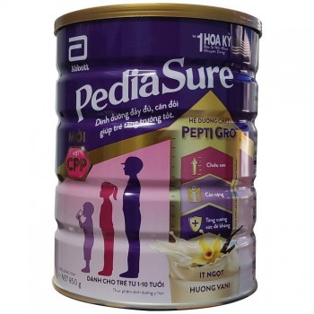 Sữa Pediasure ít ngọt 850g cho trẻ biếng ăn 1-10 tuổi