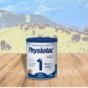 Sữa bột Physiolac số 1 lon 400g cho trẻ 0-6 tháng