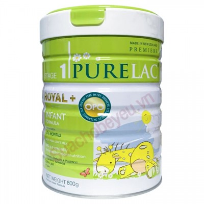 Sữa PureLac số 1 lon 800g cho trẻ 0-6 tháng