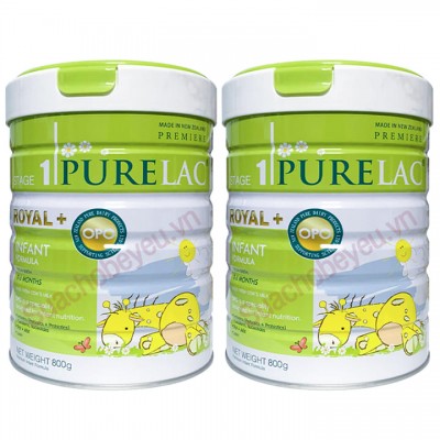 Sữa PureLac số 1 New Zealand lon 800g cho trẻ 0-6 tháng