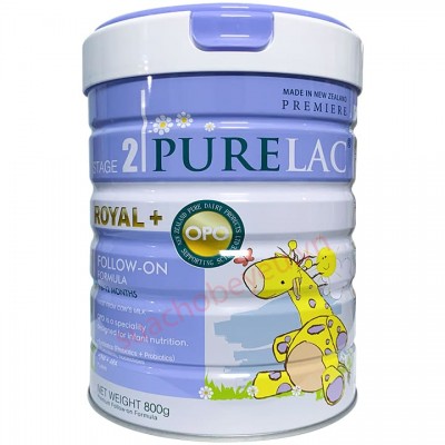 Sữa PureLac số 2 lon 800g cho trẻ 6-12 tháng