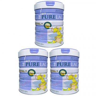 Combo 2 lon Sữa PureLac số 2 lon 800g cho trẻ 6-12 tháng