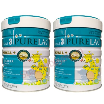 Combo 2 lon Sữa PureLac số 3 800g cho trẻ 1-3 tuổi