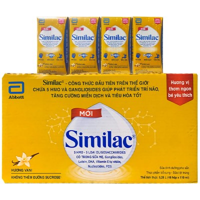 Thùng sữa pha sẵn Similac IQ hộp 110ml cho trẻ từ 1 tuổi